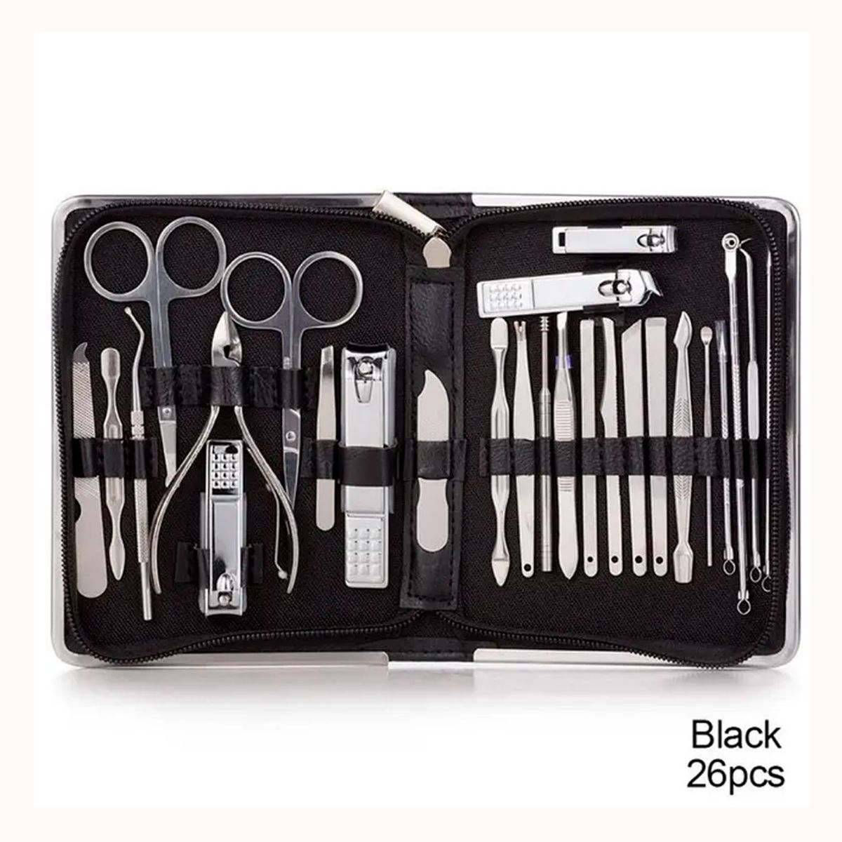 GENERICO - Set de herramientas manicure y pedicura de 26 Piezas
