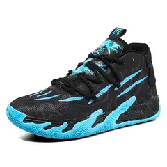 DANWEILE - Basketball Shoes Breathable Confortable Men Zapatos Mujer - Negro Azul