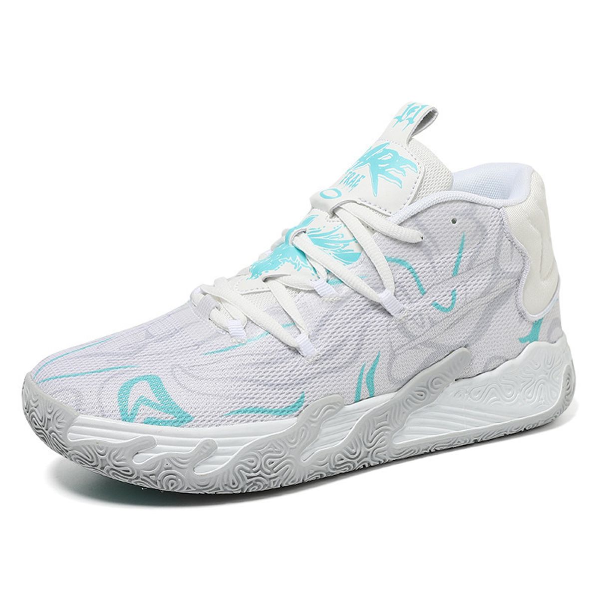 DANWEILE - Basketball Shoes Breathable Confortable Men Zapatos De Mujer - blanco