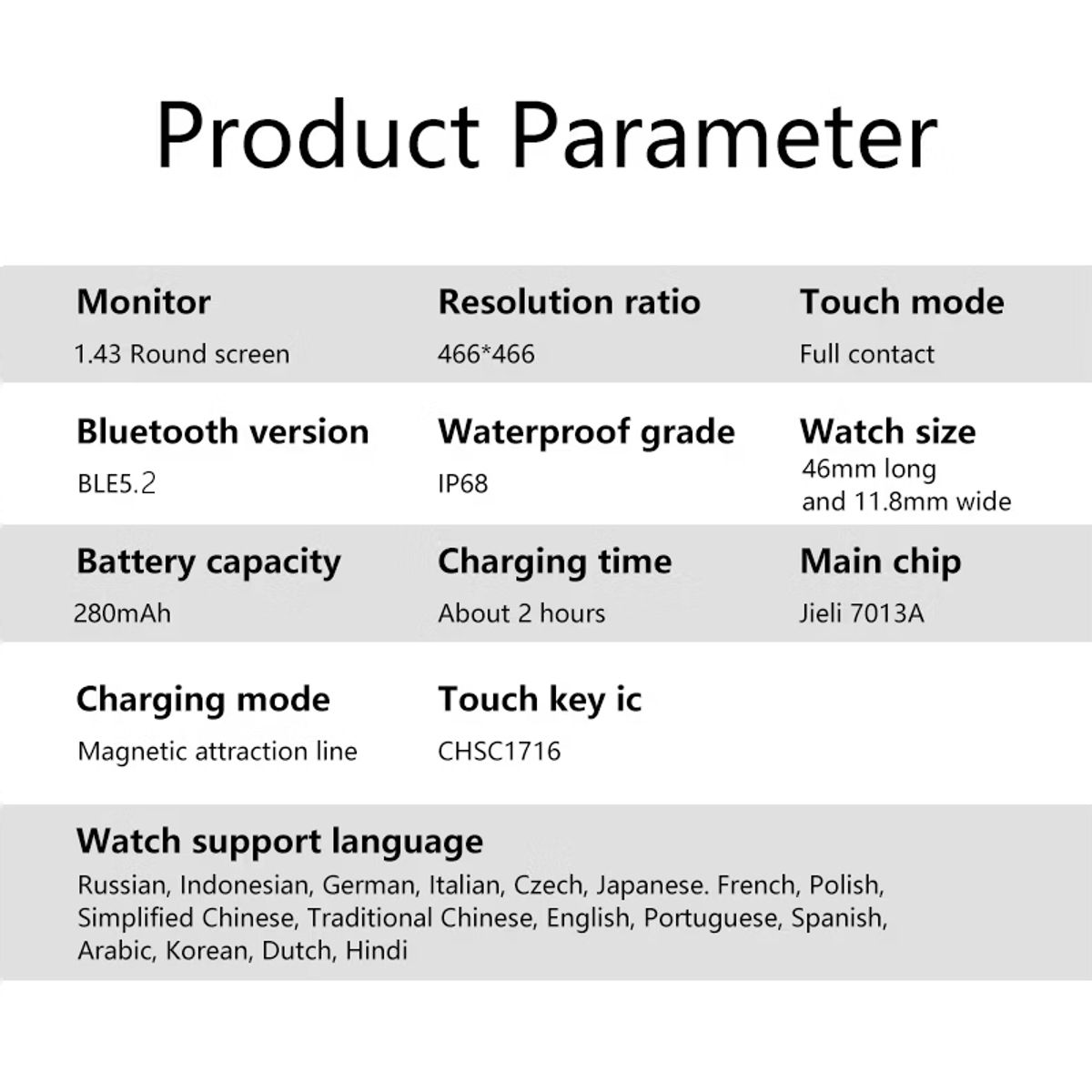 LENOVO - Parlante bluetooth JBL GO 3 IP67 y Reloj Inteligente Y80 Pro
