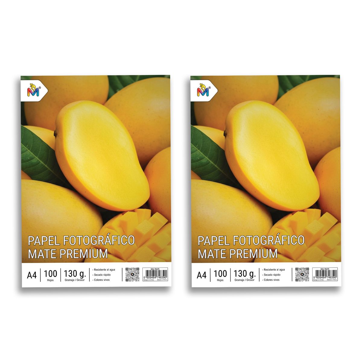 MALIK - Pack 2 Papel Fotográfico Mate 130g - 200 Hojas Premium