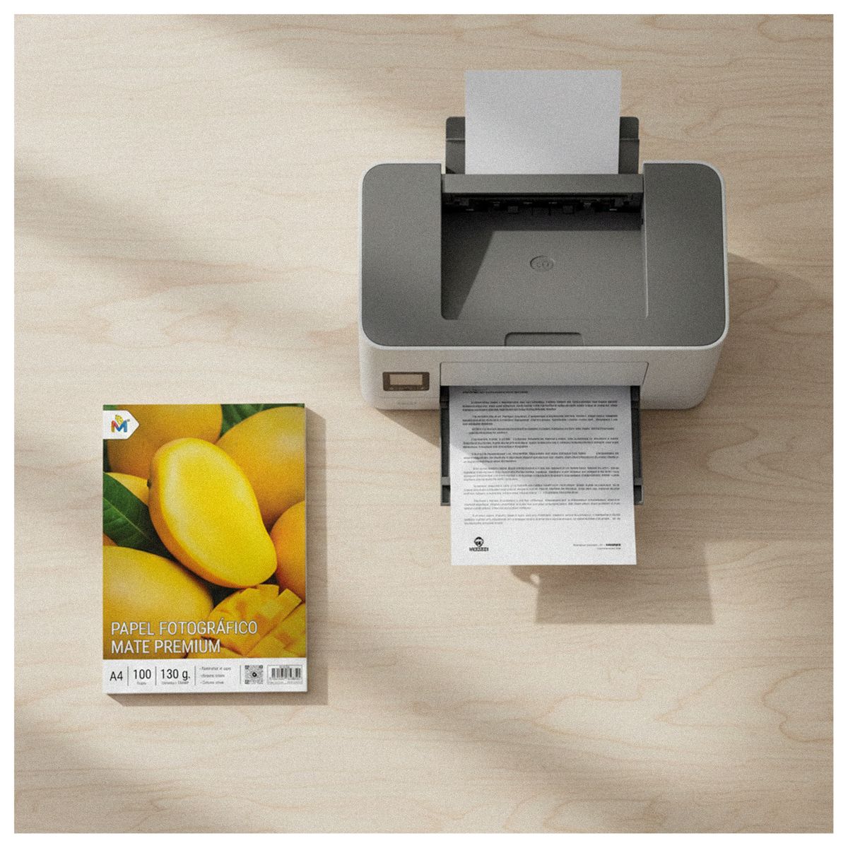 MALIK - Pack 2 Papel Fotográfico Mate 130g - 200 Hojas Premium