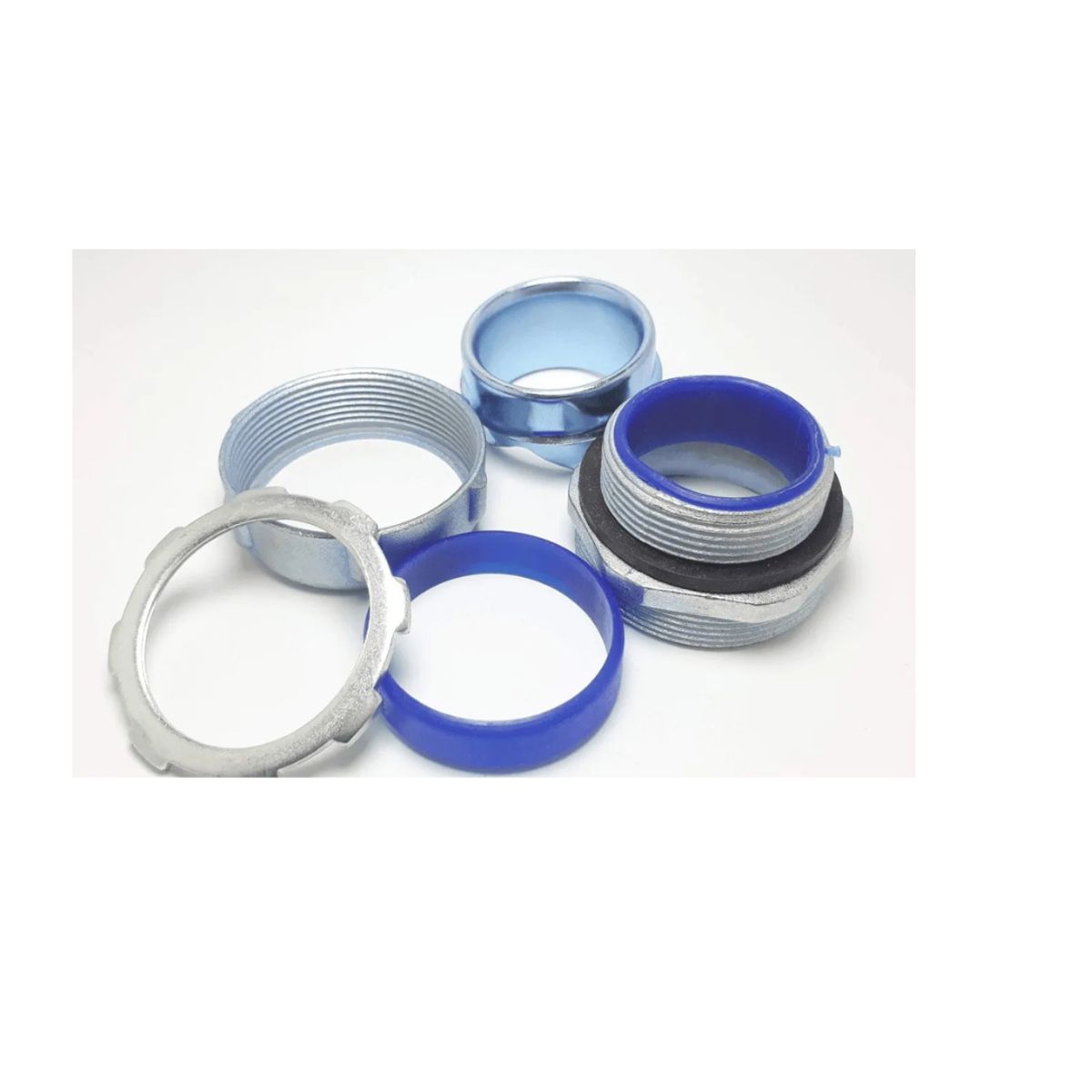 GENERICO - Pack 10 Conector Recto 50MM Para Tubo Flexible