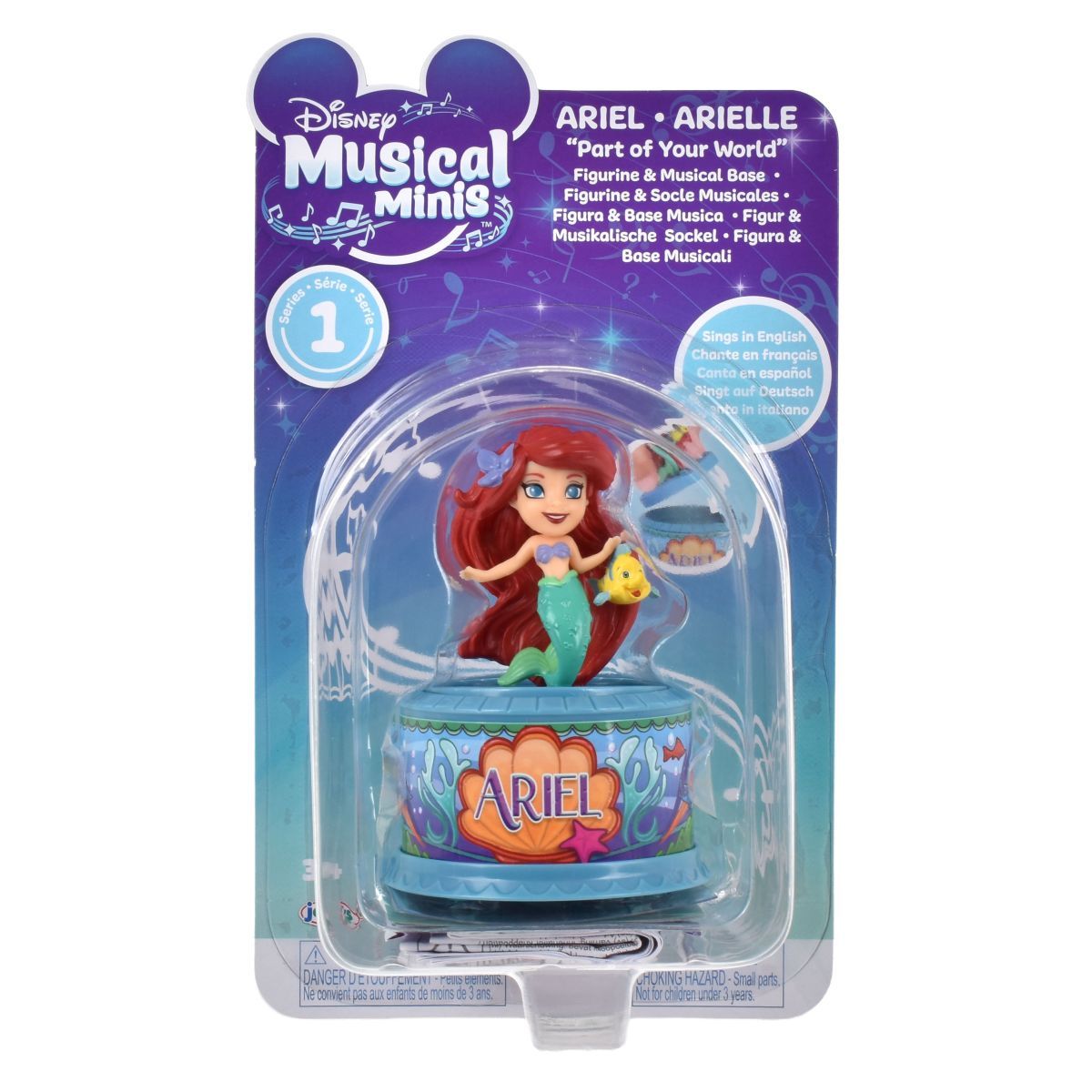 DISNEY - Mini Figura Musical De Disney - Ariel
