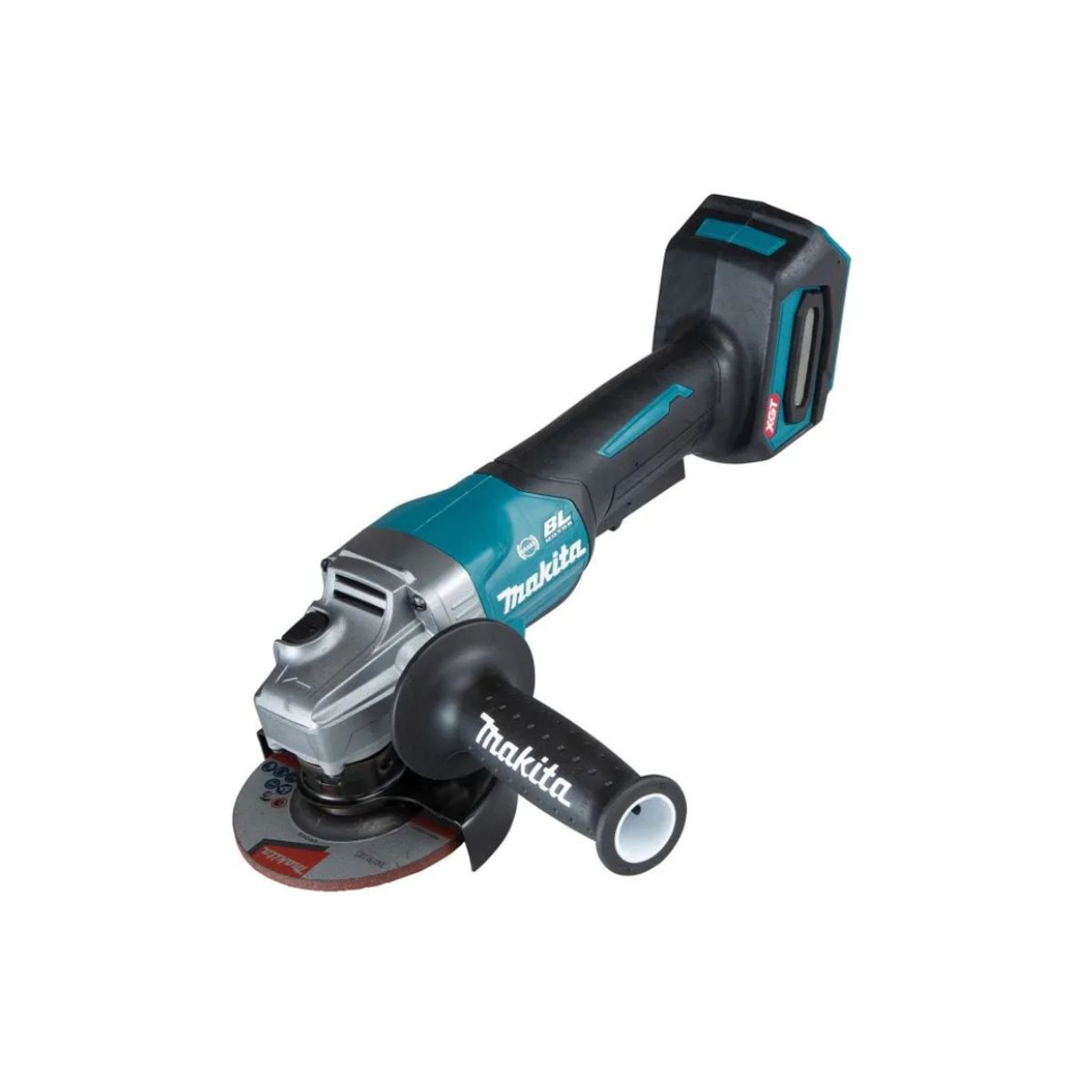 MAKITA - Esmeril Angular 40v Interruptor Largo 4-12 Makita Ga012gz Azul Petróleo 50hz60hz