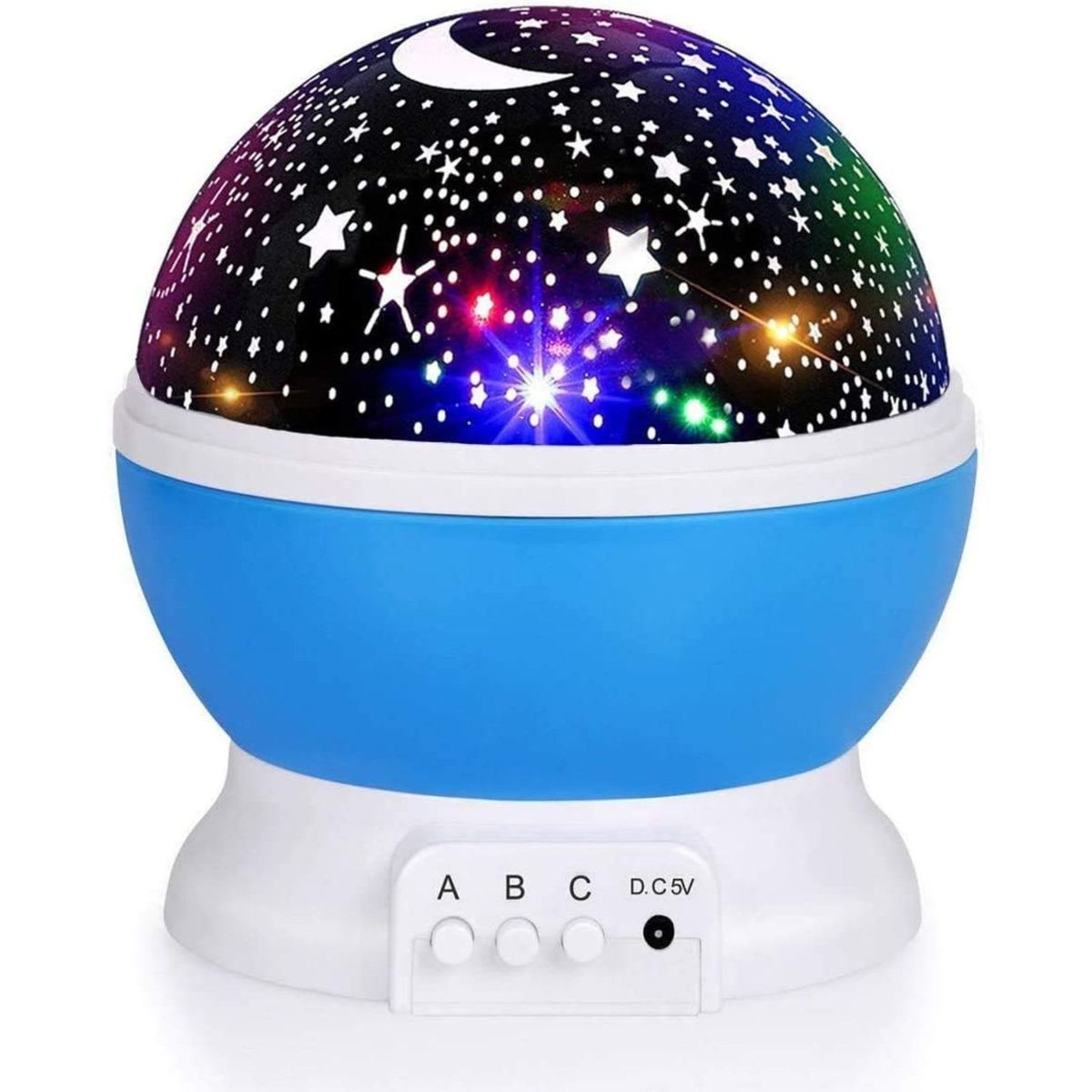 MOVI - Lámpara Proyector Estrellas LED para Niños  Luz Nocturna Decorativa