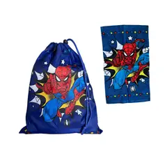 GENERICO - Set De Aseo Personal Escolar 2 Pzas Azul Oscuro