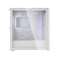 COUGAR - Gabinete Gamer DuoFace Pro RGB White, Mid-Tower, 4 Ventiladores Incluídos, Blanco