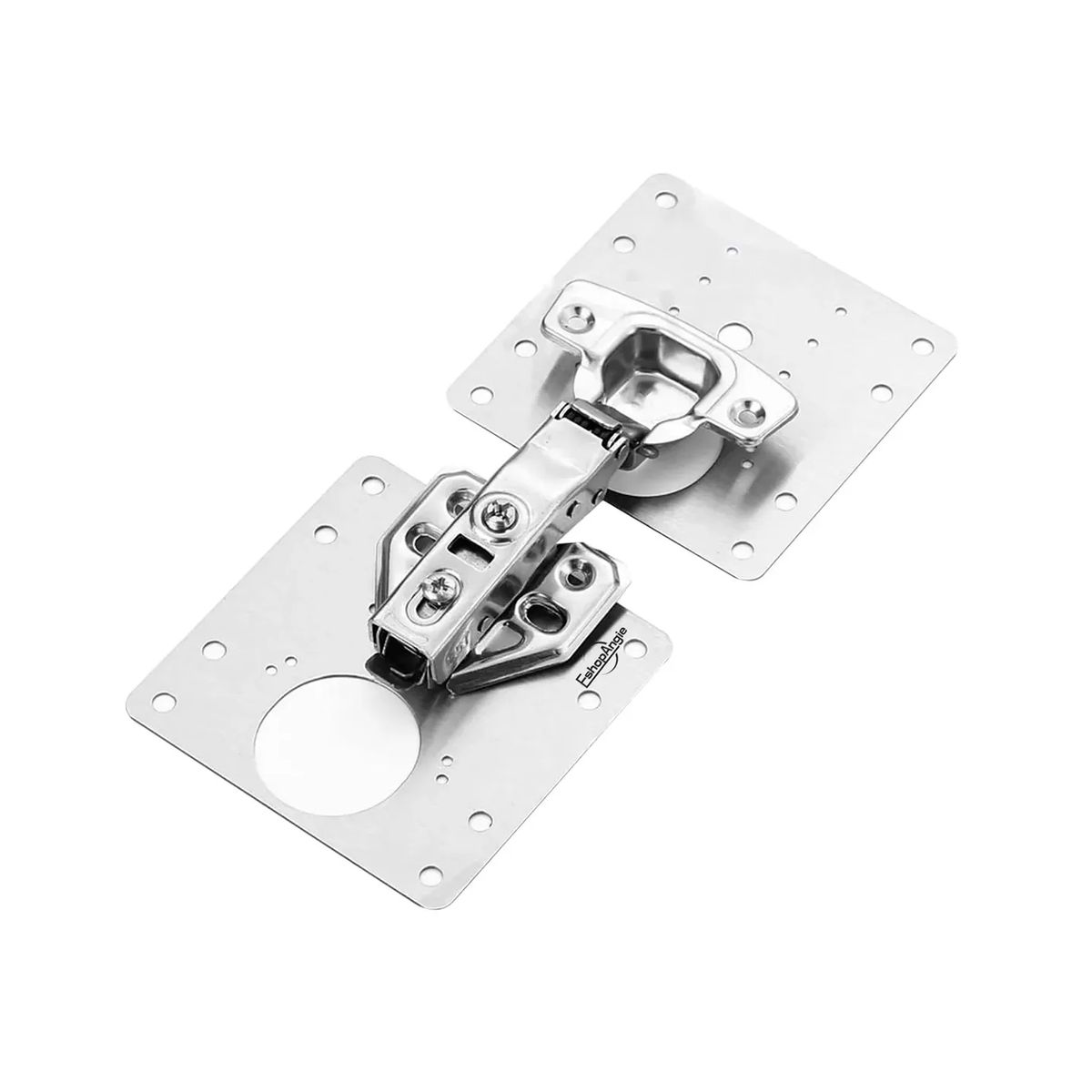 10u Placas Reparacion Bisagra Mueble Puerta Acero Inoxidable, marca OFERTABKN - Foto 2