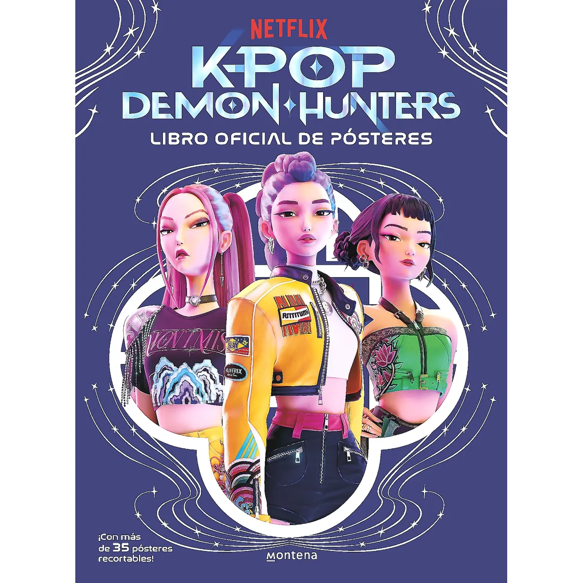 MONTENA - Libro K-Pop Demon Hunters: Libro oficial de pósteres