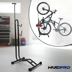 HOMEBRANDT - Soporte Portabicicleta Atril Vertical De Piso Acero Max 30kg