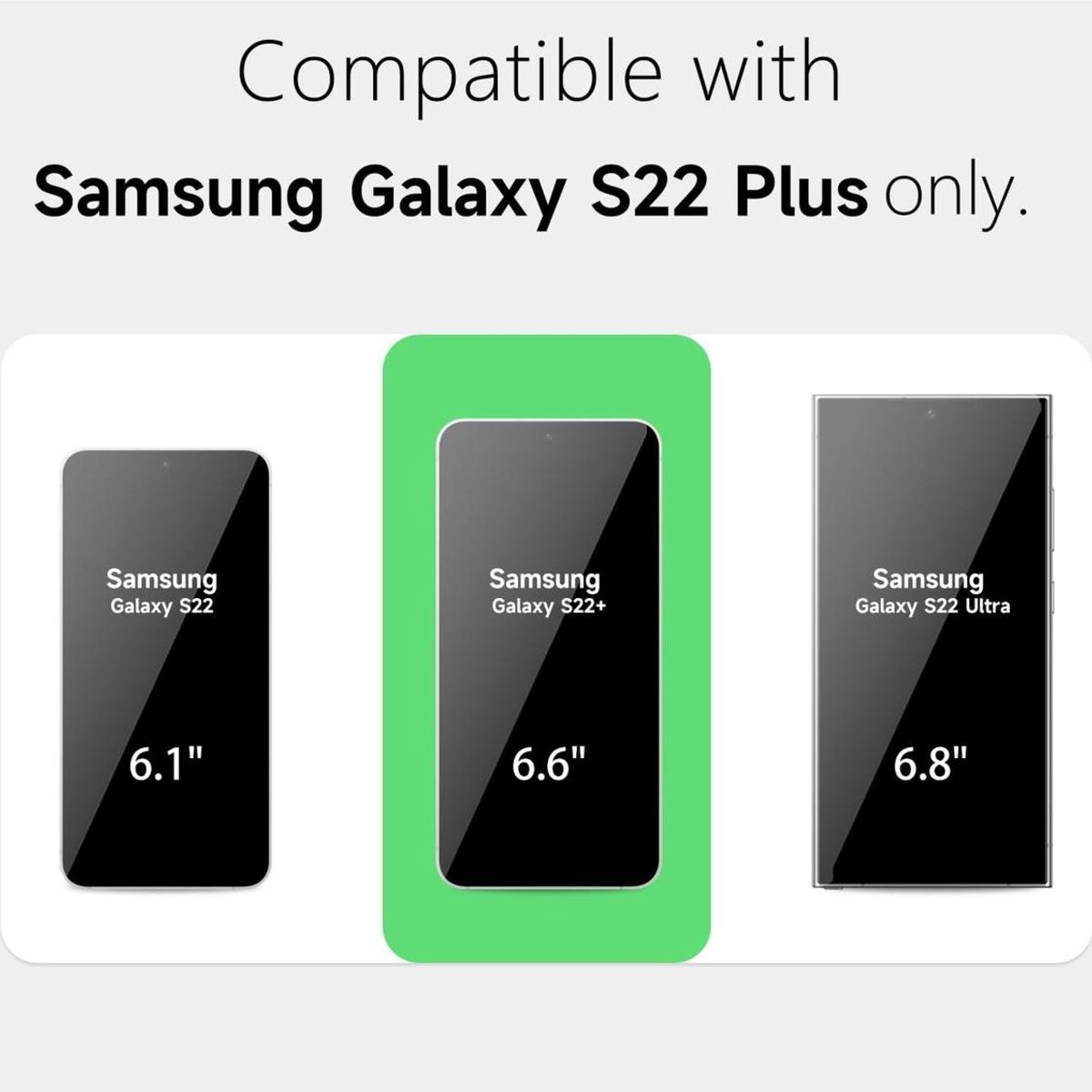 GENERICO - Carcasa para Samsung S22 Plus Silicona Cámara