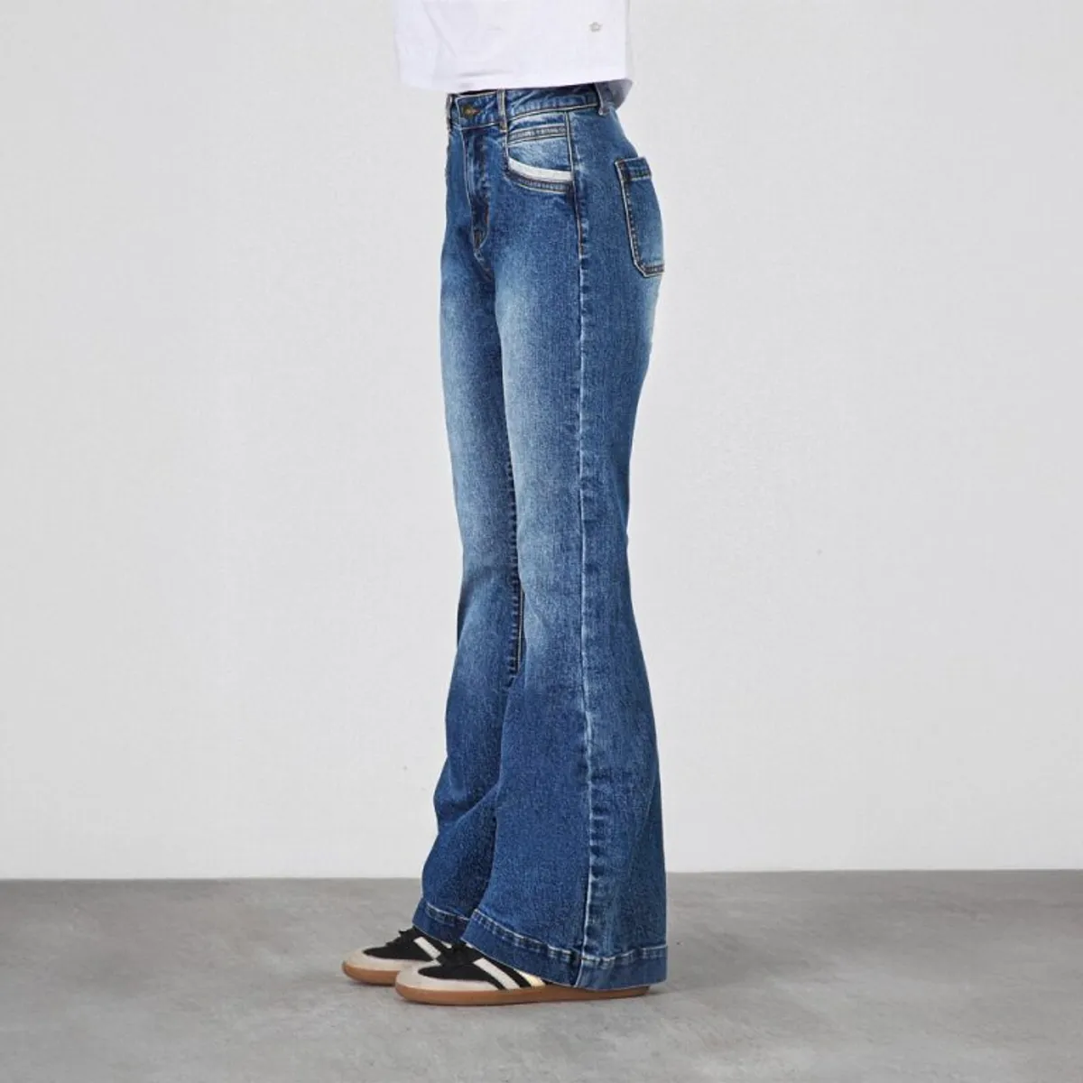 RAINDOOR - Pantalón Pocket Flare Mujer Raindoor