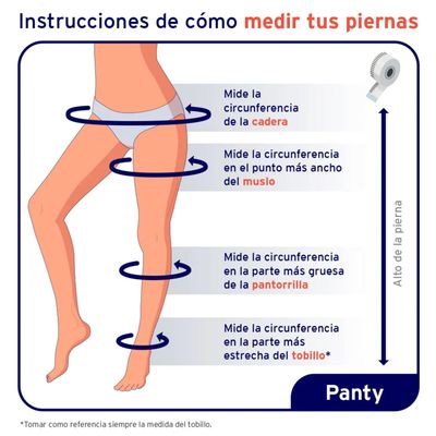 Imagen 2 del producto Media Compresiva Ultrasheer 20-30 Panty Talla XL