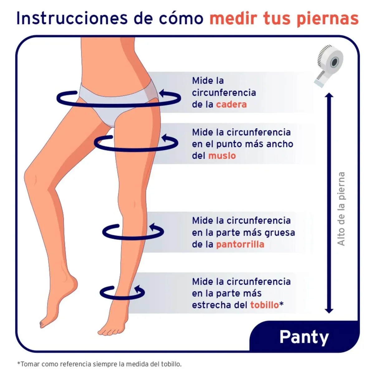 BSN MEDICAL - Media Compresiva Ultrasheer 15-20 Panty Talla XL