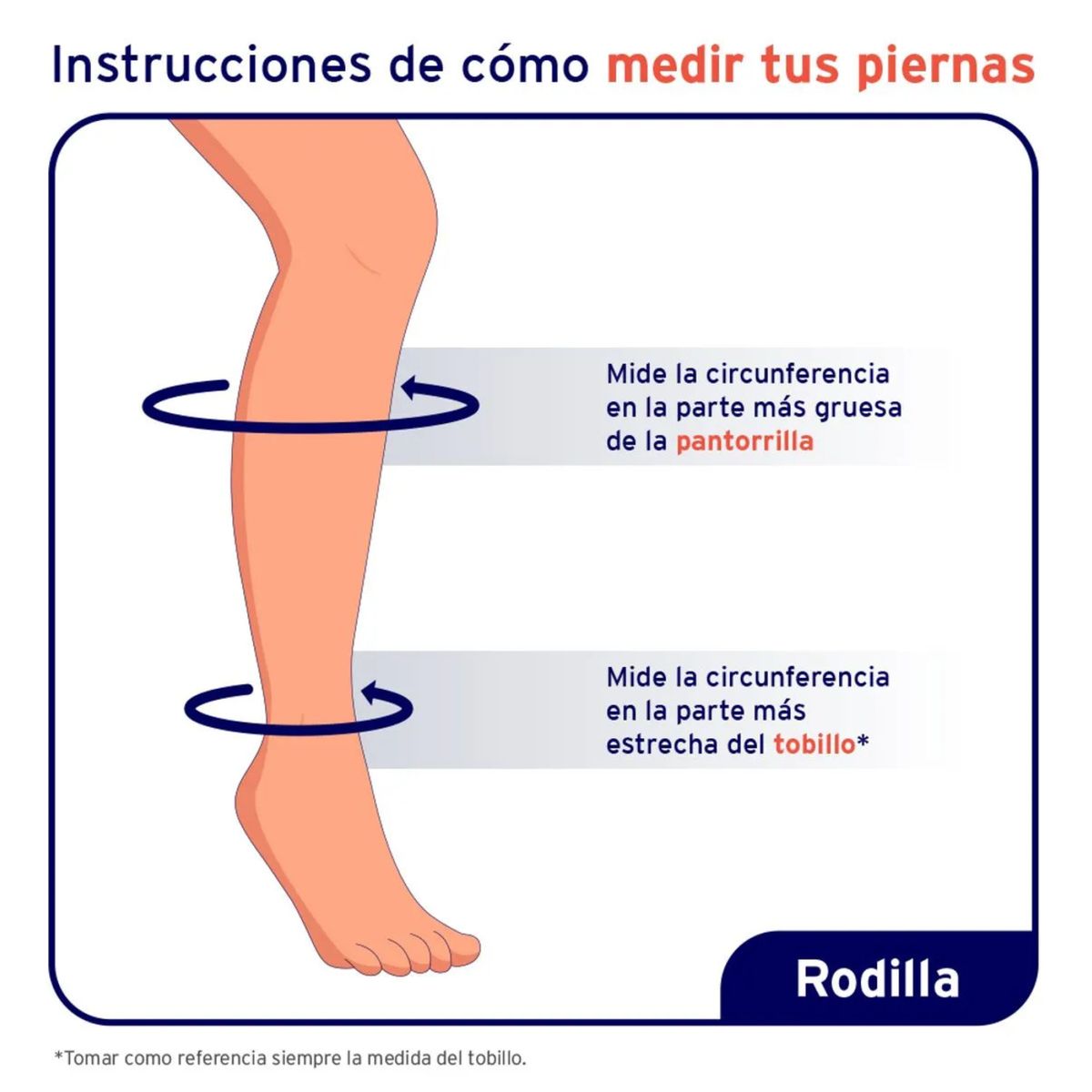 BSN MEDICAL - Media Compresiva Ultrasheer 20-30 Rodilla Talla M