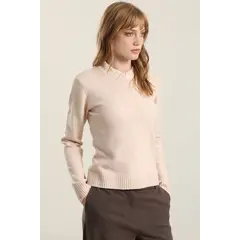 LIOLA - Jersey Punto Melange, Rosa