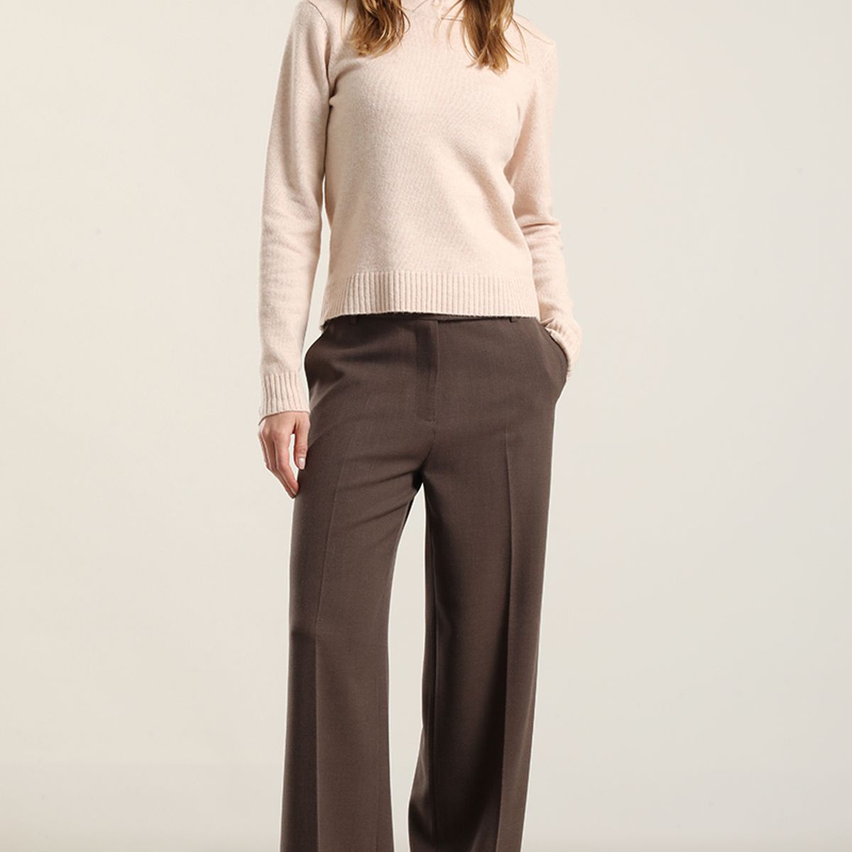 LIOLA - Jersey Punto Melange, Rosa Liola