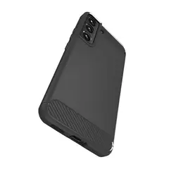 GENERICO - Carcasa para Samsung S22 Plus Fibra Carbono - Negro