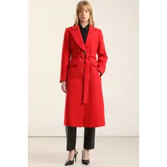 LIOLA - Abrigo Largo Lazada, Muflon Rojo