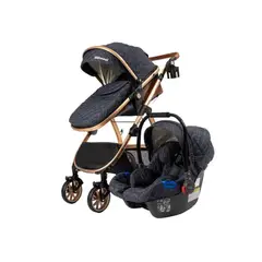 KIDSCOOL - Coche Travel Elegance 3 En 1 Azul