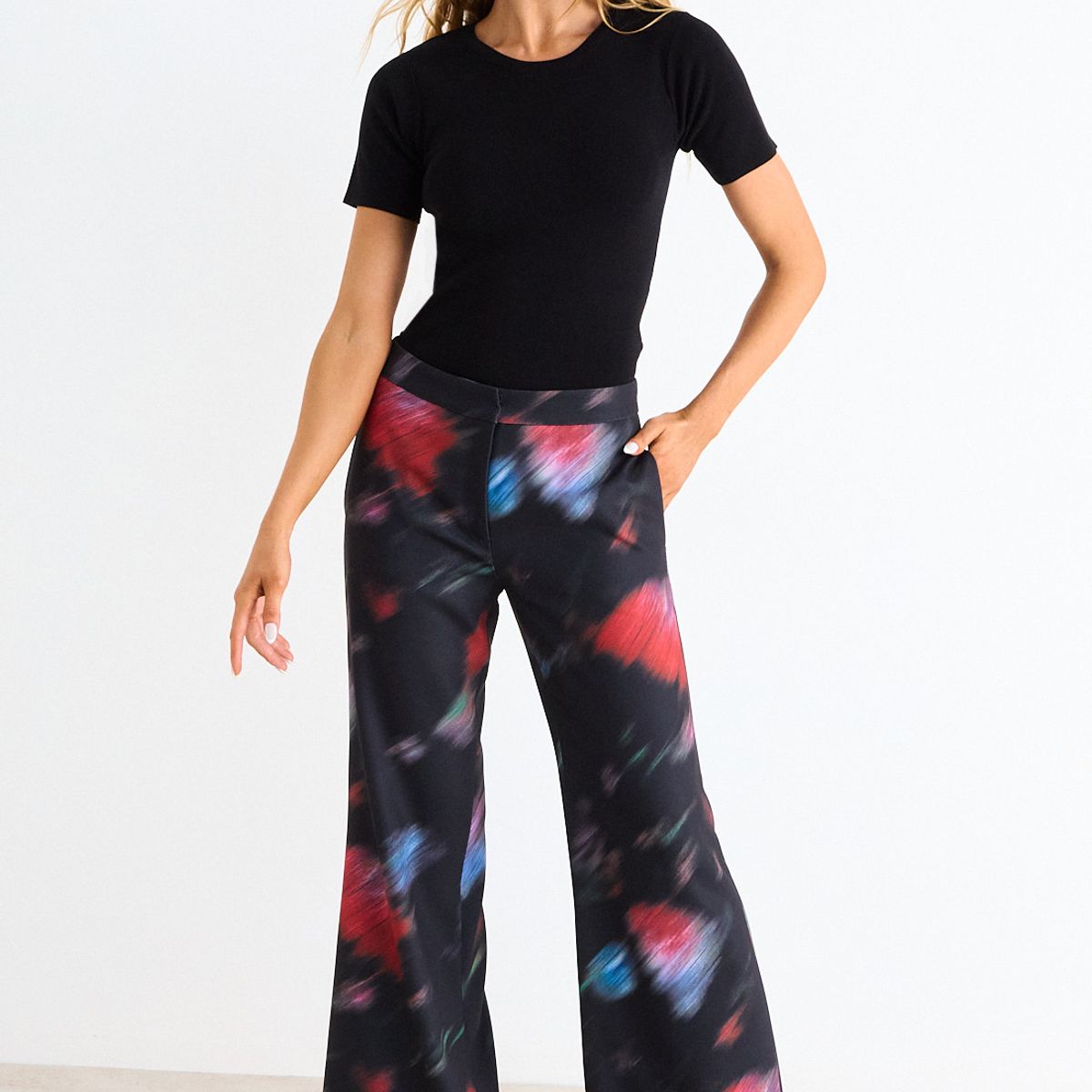 ASH - Pantalon Fantasia Mujer Negro Ash
