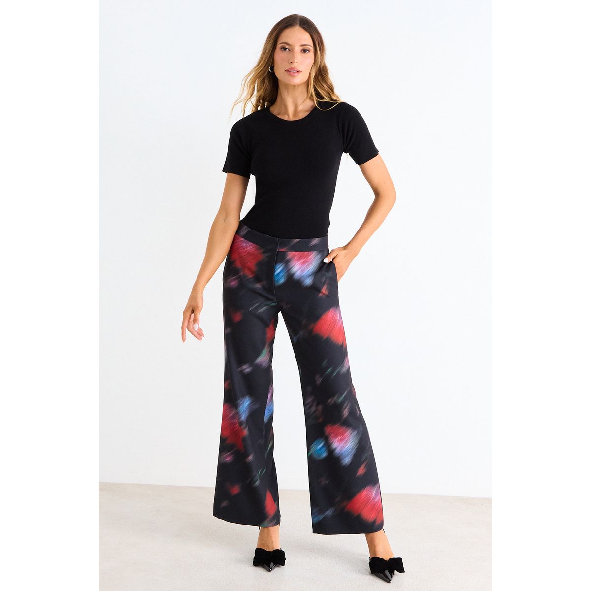 ASH - Pantalon Fantasia Mujer Negro Ash