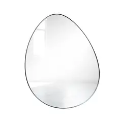 NECTAR - Espejo Claude con marco de fierro negro y espejo de 4 mm 60 × 2,5 × 80 cm