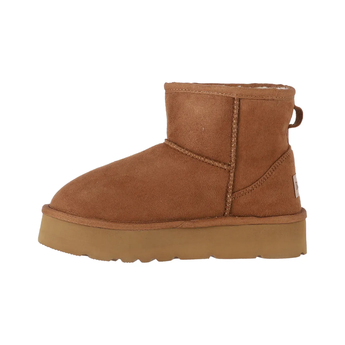 BAMERS - Botas Niña Blast Short Fiber Caramel Plataforma Bamers