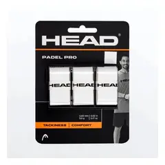 HEAD - Pack Grips Pádel 3 Pcs Blanco