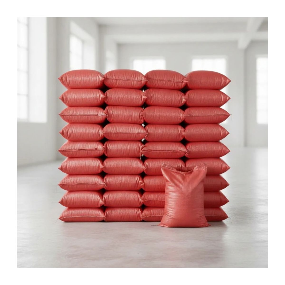 EKOL TACTICA MILITAR - Pack 50 Unidades Sacos Grandes Vacíos Para 35kg Excelente Calidad y Resistencia