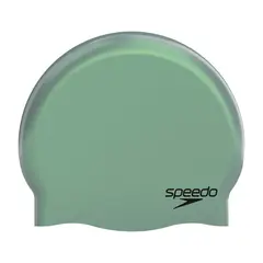 SPEEDO - Gorro Natación Plain Moulded Silicona Verde