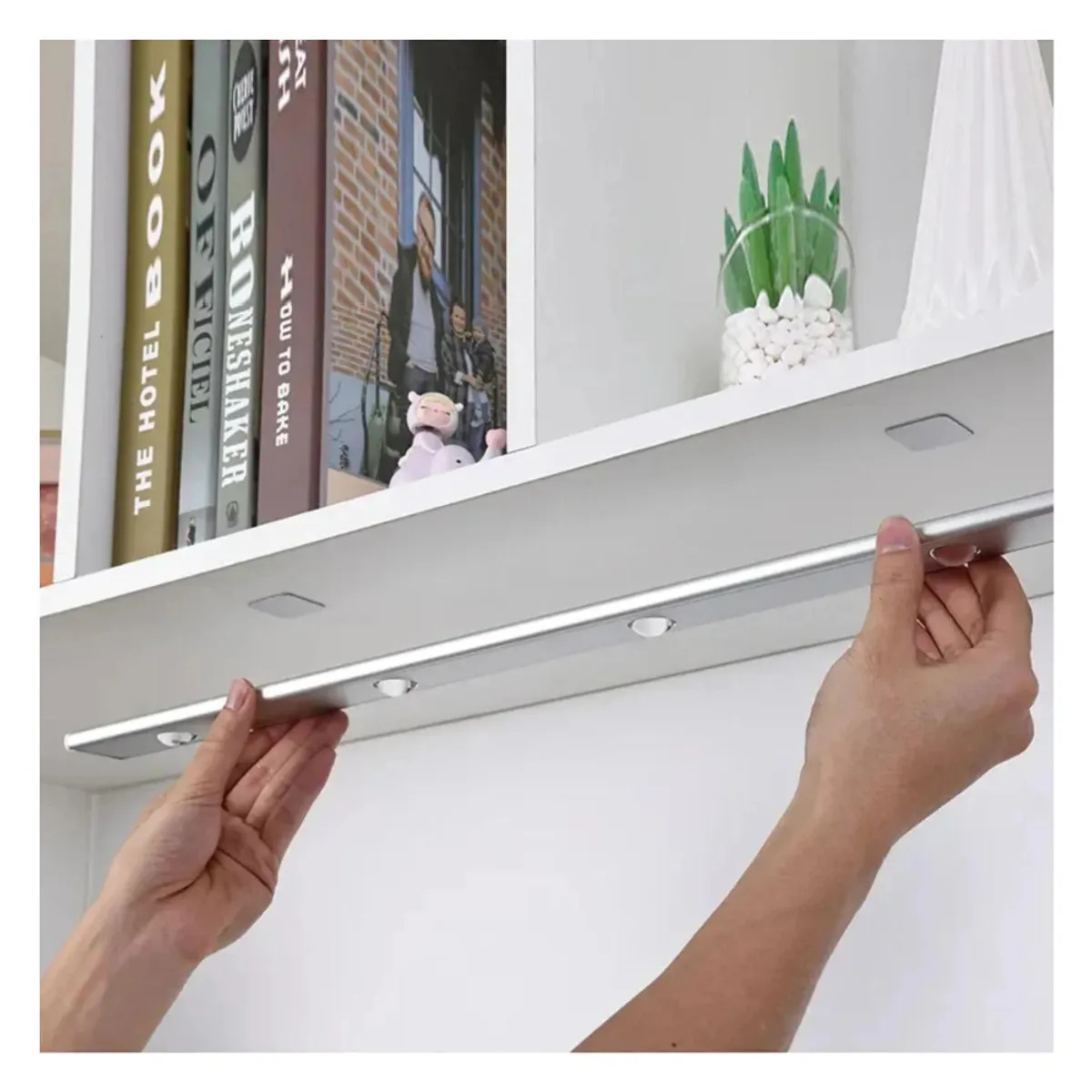 GENERICO - Barra con Sensor Inalámbrica 60 cm - Luz Cálida o Fría o Neutra / USB