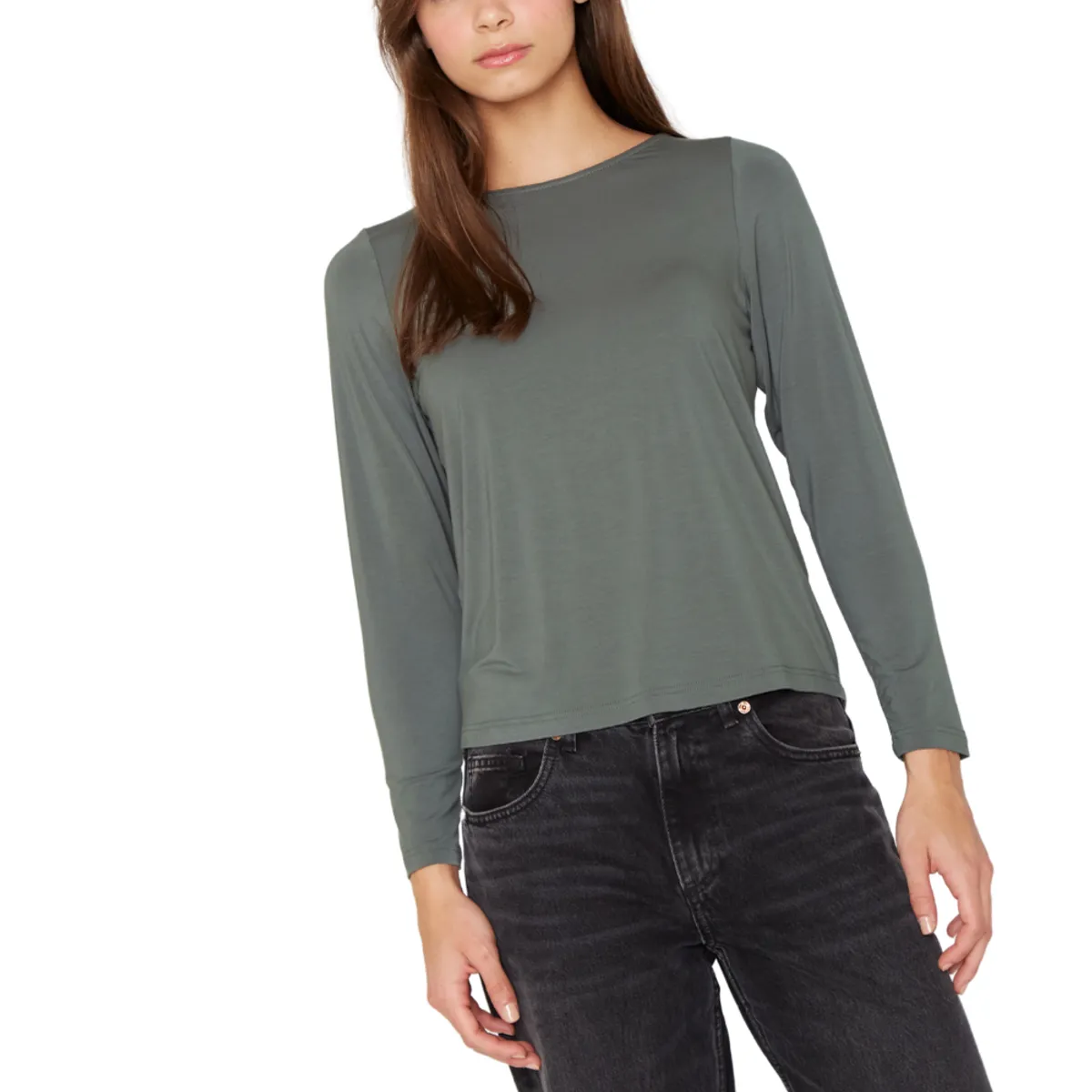 JACINTA TIENDA - Polera Bianca II verde Jacinta Tienda