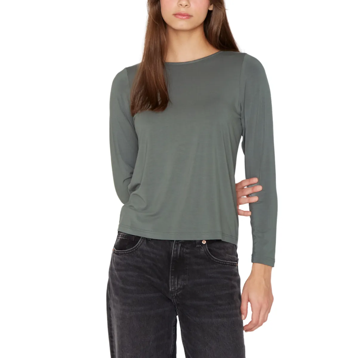 JACINTA TIENDA - Polera Bianca II verde Jacinta Tienda