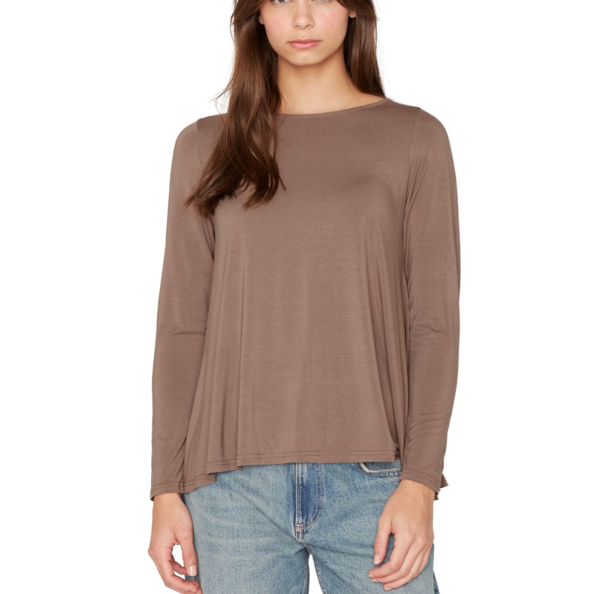 JACINTA TIENDA - Polera Bianca campana III café Jacinta Tienda