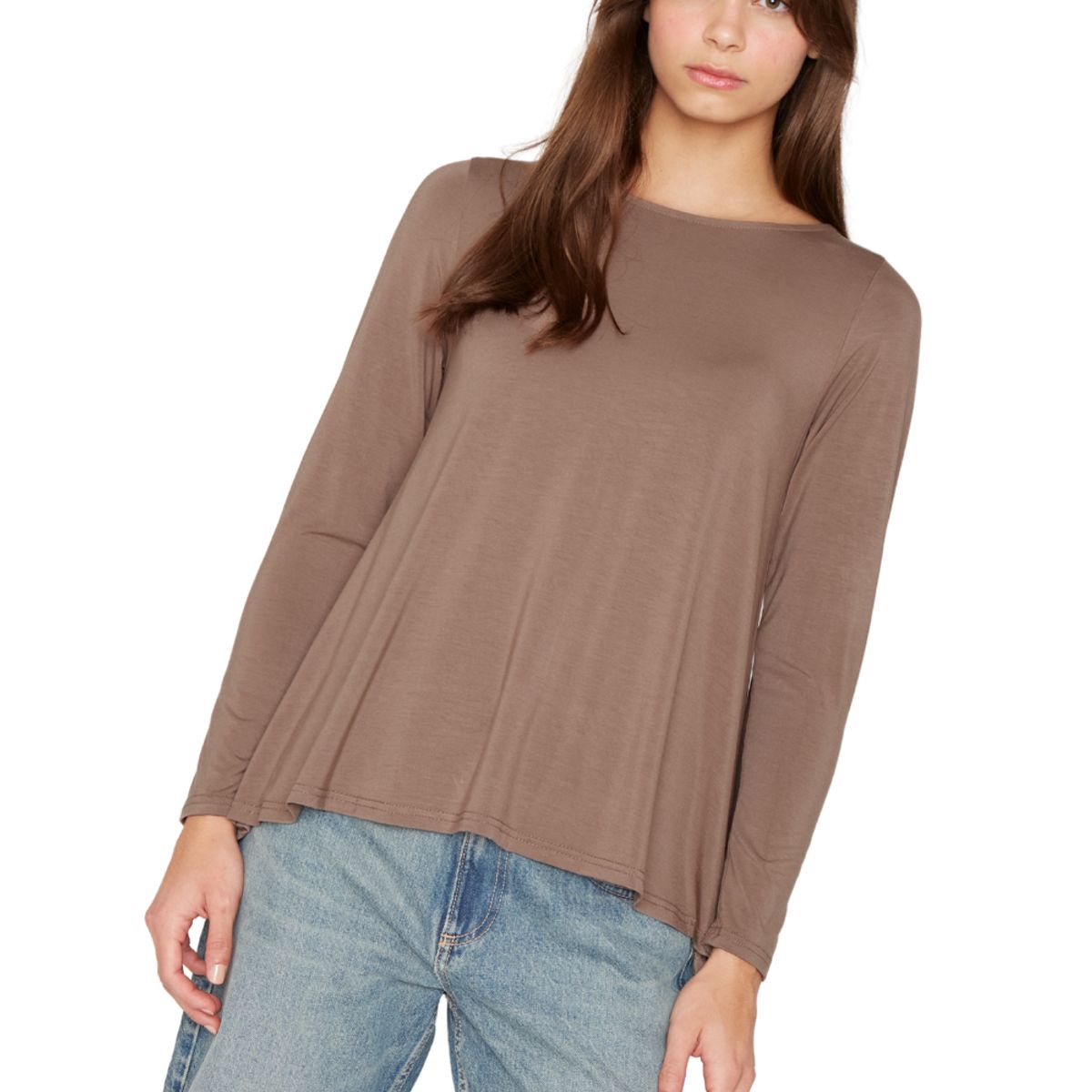 JACINTA TIENDA - Polera Bianca campana III café Jacinta Tienda