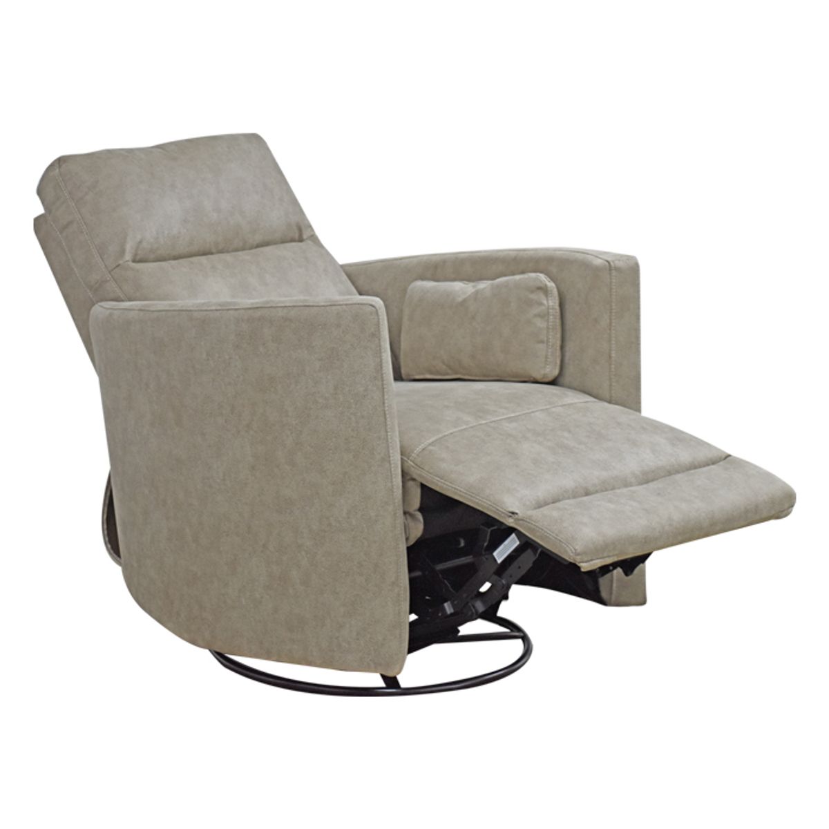 MSA MUEBLES SANTA ANA - Reclinable Giratorio Kennedy Light Gray