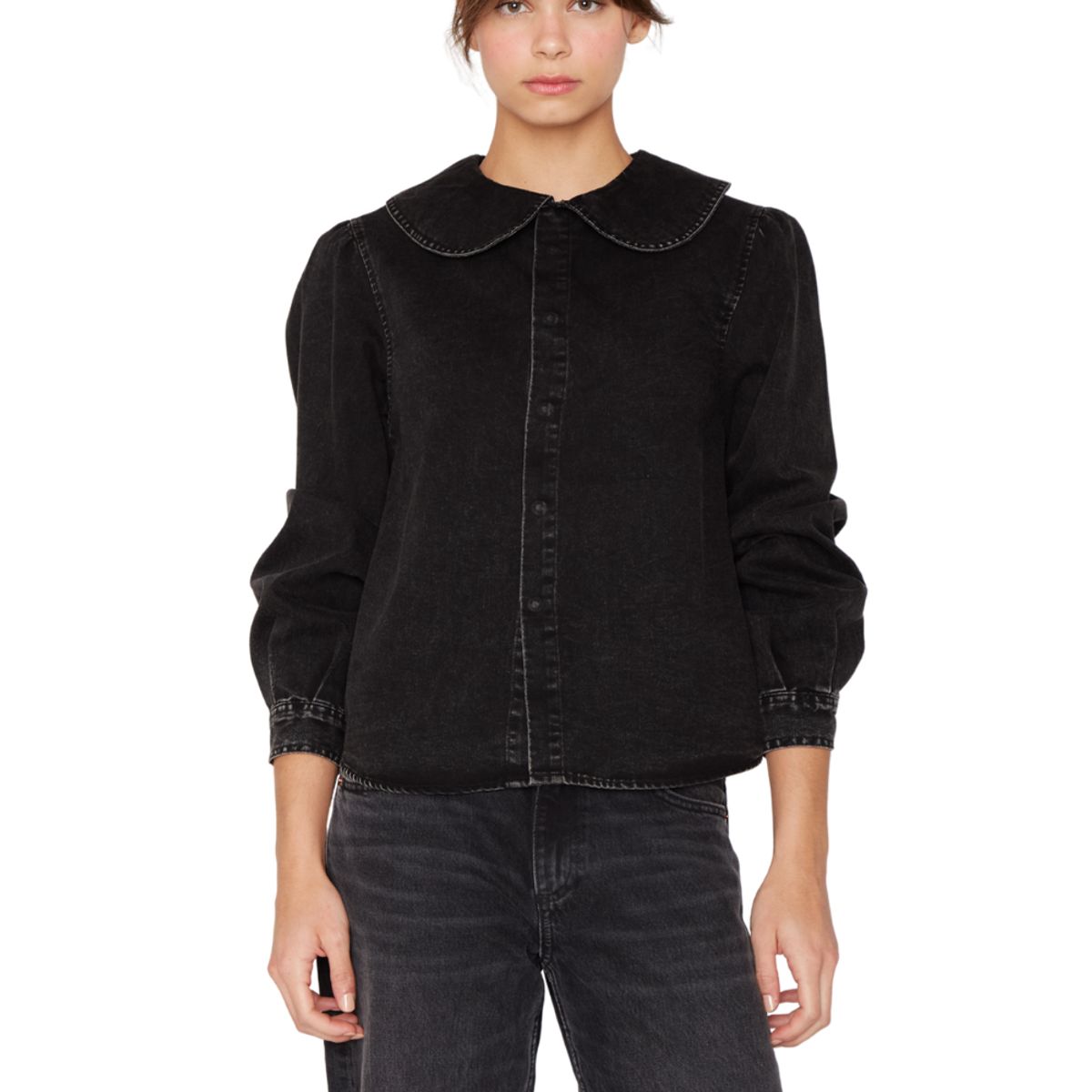 JACINTA TIENDA - Blusa Ema negra Jacinta Tienda