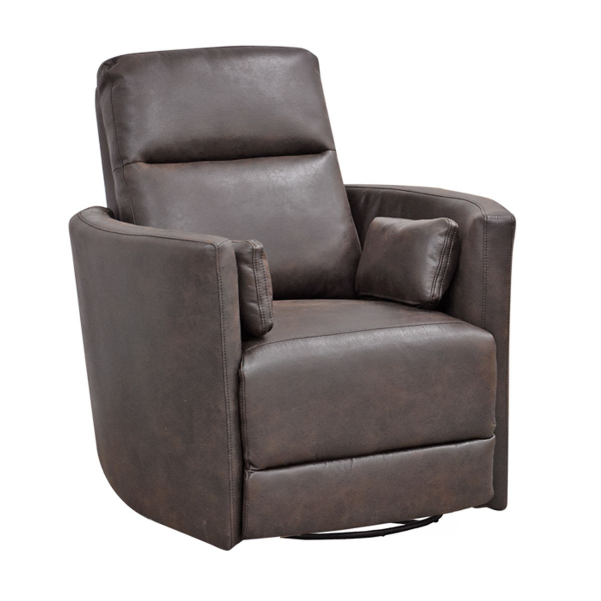 MSA MUEBLES SANTA ANA - Reclinable Giratorio Kennedy Café