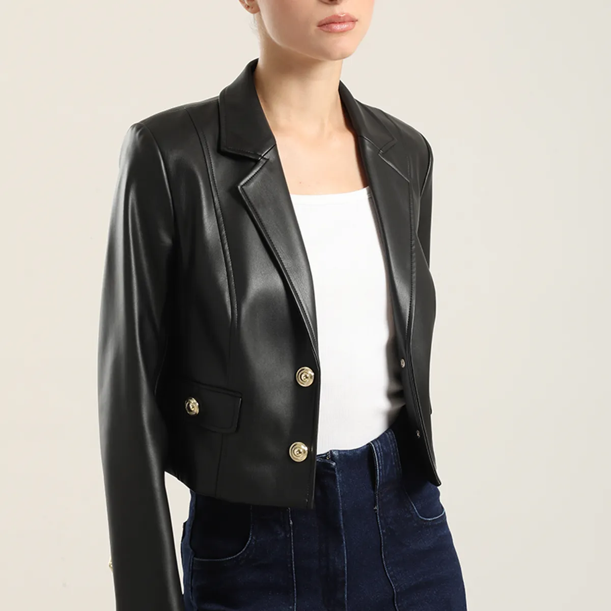 LIOLA - Jeans palazzo, tiro medio, azul Liola