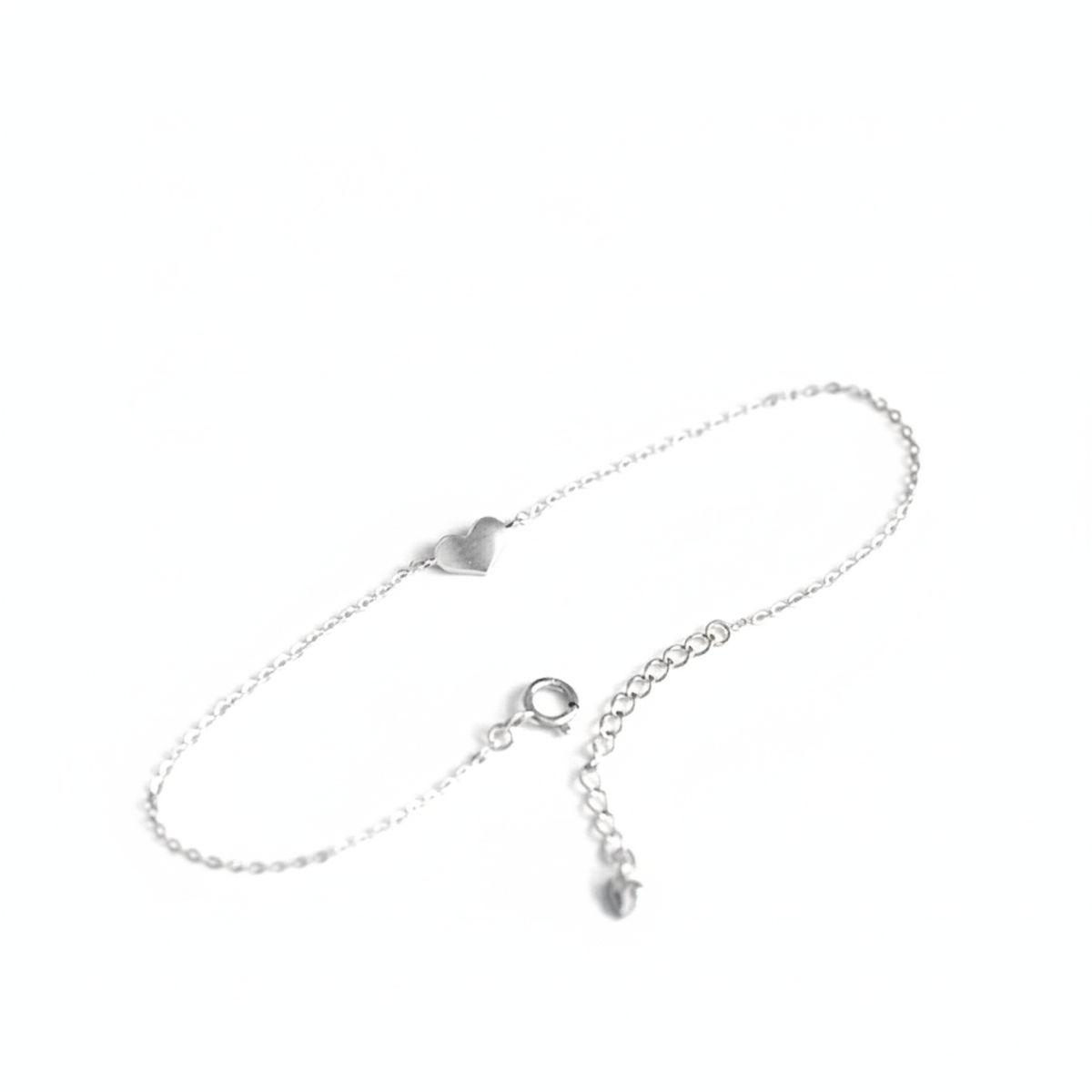 LUX JOYAS - Pulsera Plata 925 Cad Corazón