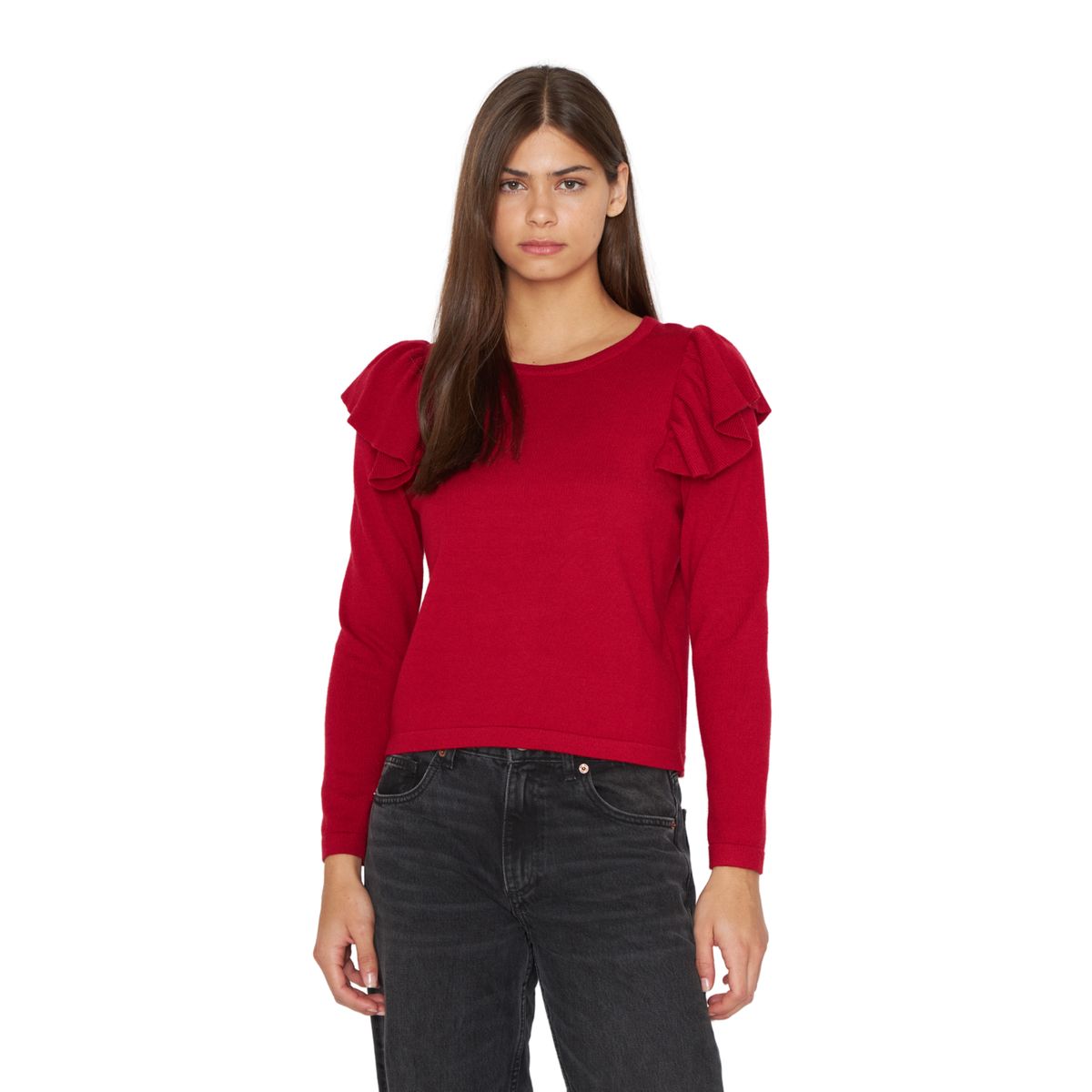 JACINTA TIENDA - Chaleco Olimpia cherry Jacinta Tienda