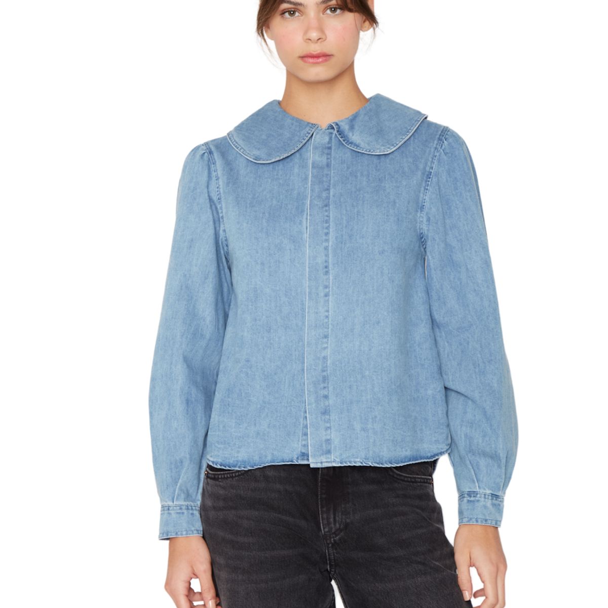 JACINTA TIENDA - Blusa Ema azul Jacinta Tienda