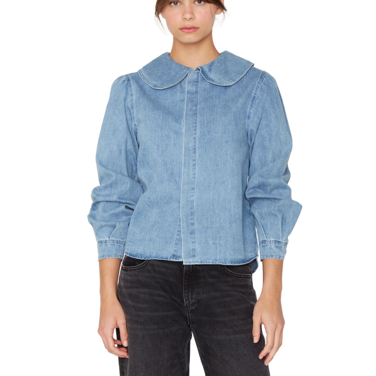 JACINTA TIENDA - Blusa Ema azul Jacinta Tienda