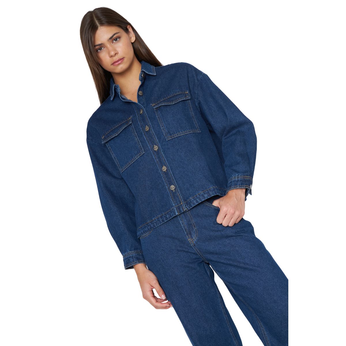 JACINTA TIENDA - Chaqueta Josefa azul índigo Jacinta Tienda