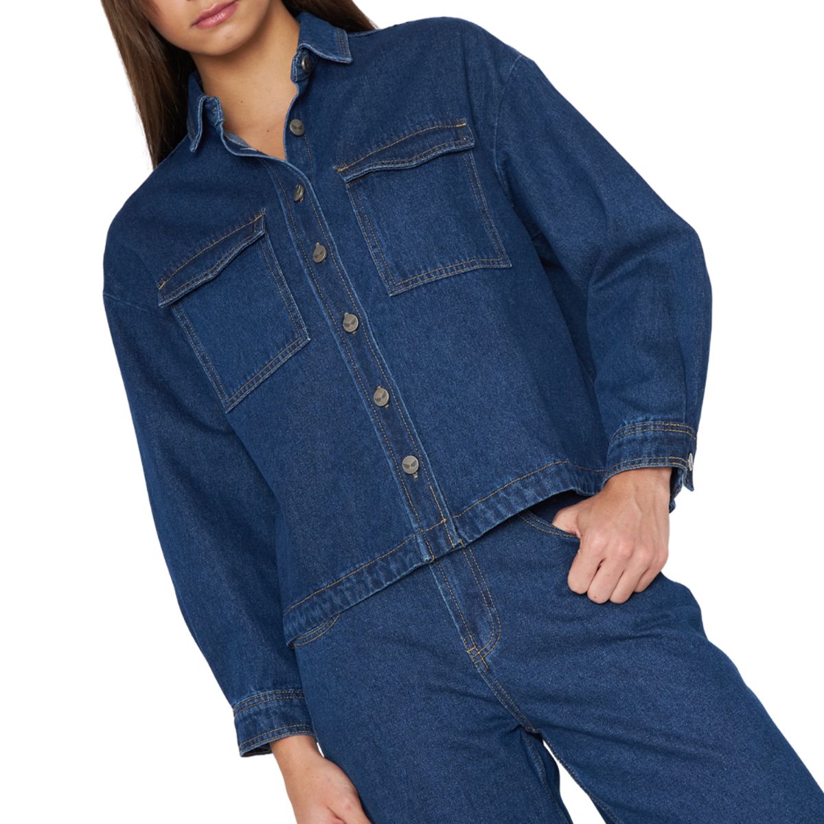 JACINTA TIENDA - Chaqueta Josefa azul índigo Jacinta Tienda