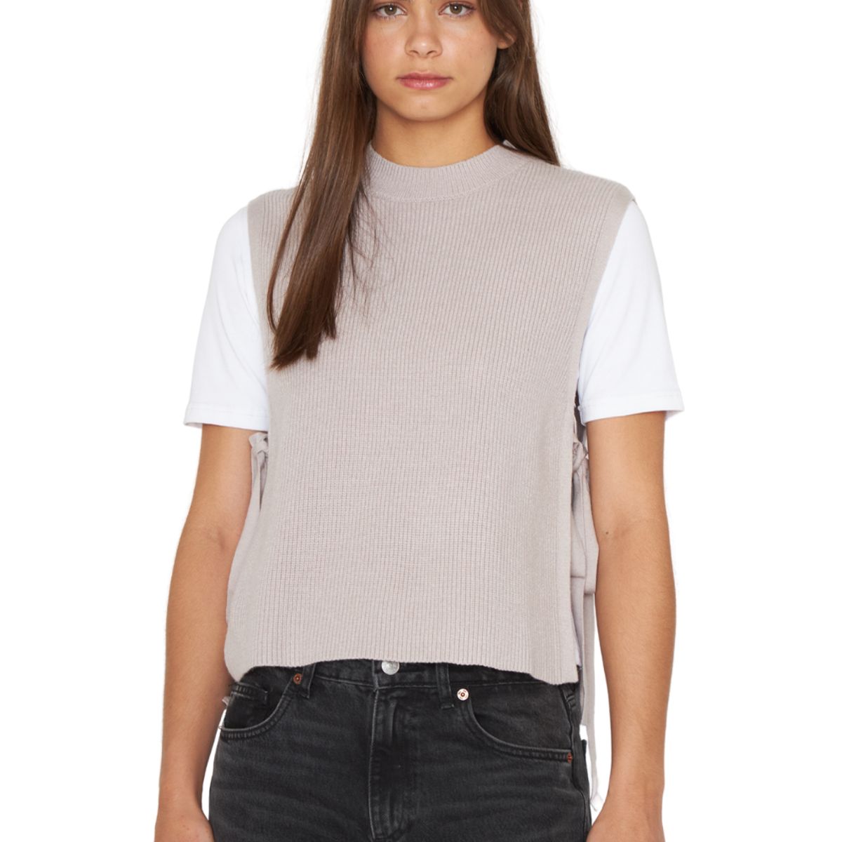 JACINTA TIENDA - Chaleco Amarras crudo Jacinta Tienda