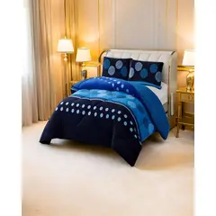 GENERICO - PLUMON PLUSH CON CHIPORRO PLAZA Y MEDIA 180X200CM AZUL C12