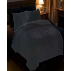 GENERICO - PLUMON CON CHIPORRO PLAZA Y MEDIA 180X200CM NEGRO B19